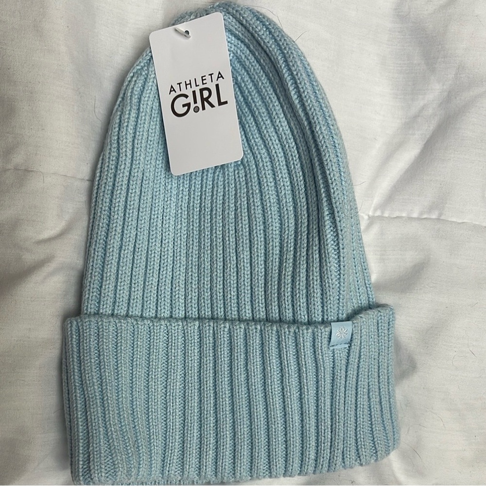 Athleta Chill Out Beanie - Light Blue